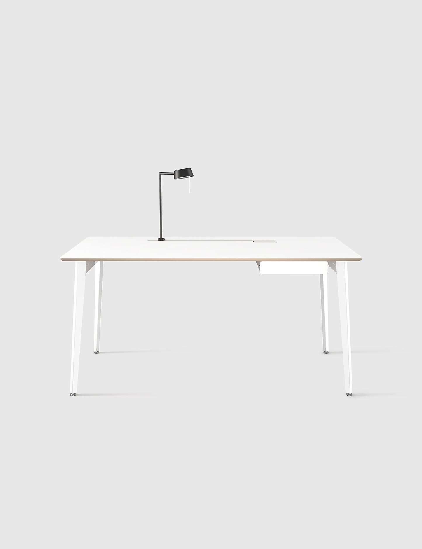 שולחן משרדי מיוחד בצבע לבן